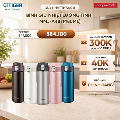 Bình Giữ Nhiệt Lưỡng Tính Tiger MMJ-A481 (480ml)
