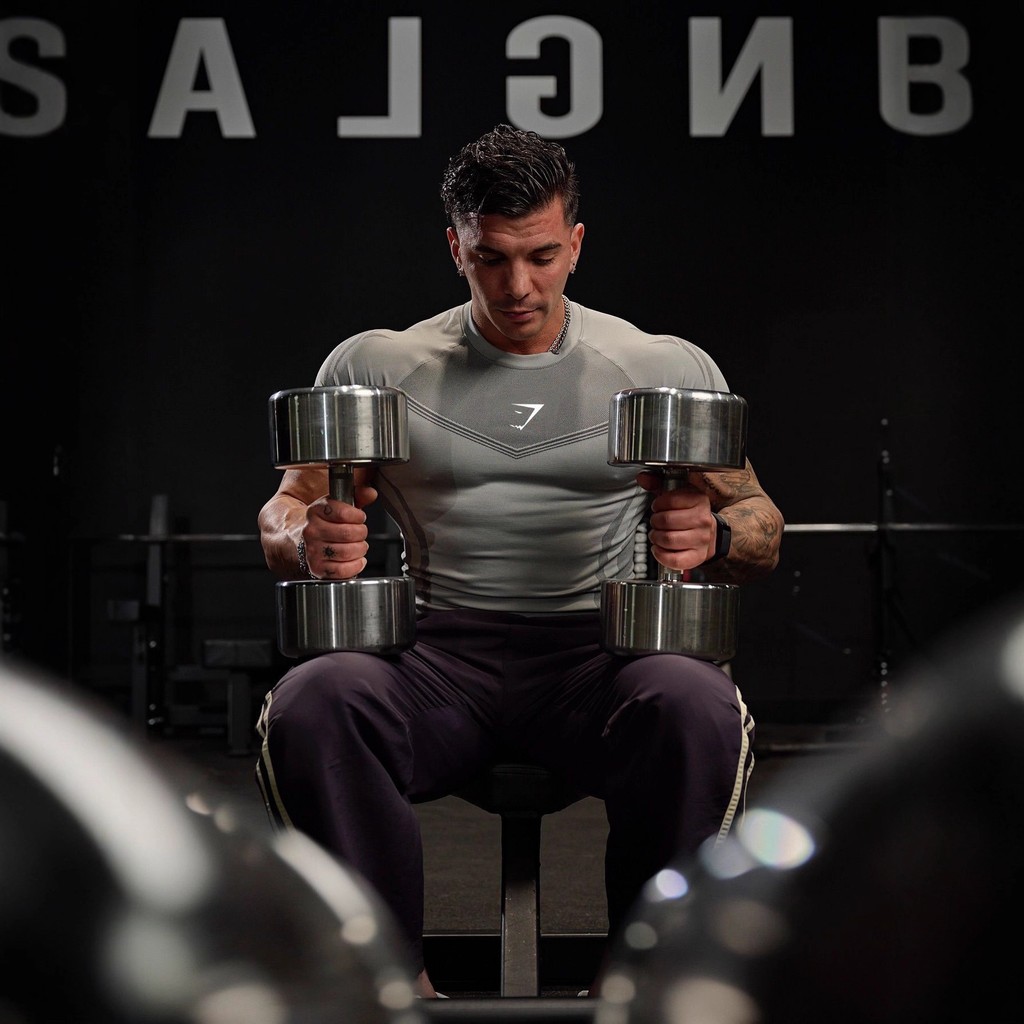 Mùa Hè Chạy Từ gymshark Tập Luyện Nhanh Quần Tập Thể Dục t Hot Nam Thể Thao Khô Tay Ngắn YJVE