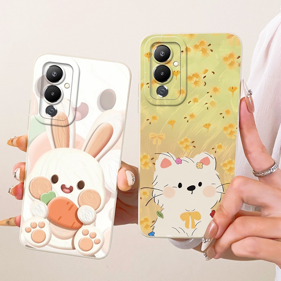 Dành Cho Tecno Pova 4 Pro LG8n Ốp Lưng Điện Thoại Tecno Pova 4 LG7n Vỏ Silicon Sơn Dễ Thương Hoạt Hì