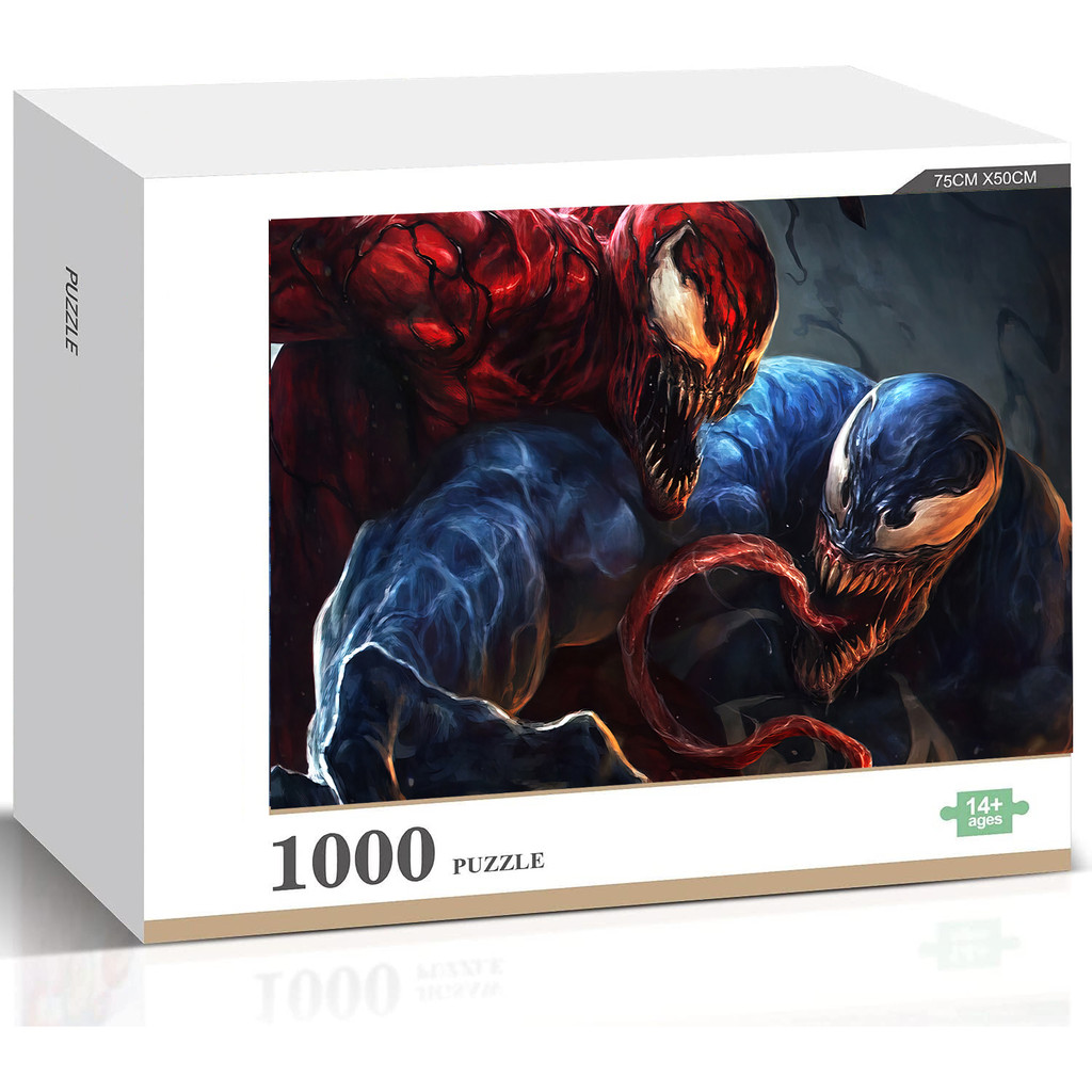 Venom Vs Carnage Gỗ Ghép Hình Trang Trí Tường Nhà Quà Tặng