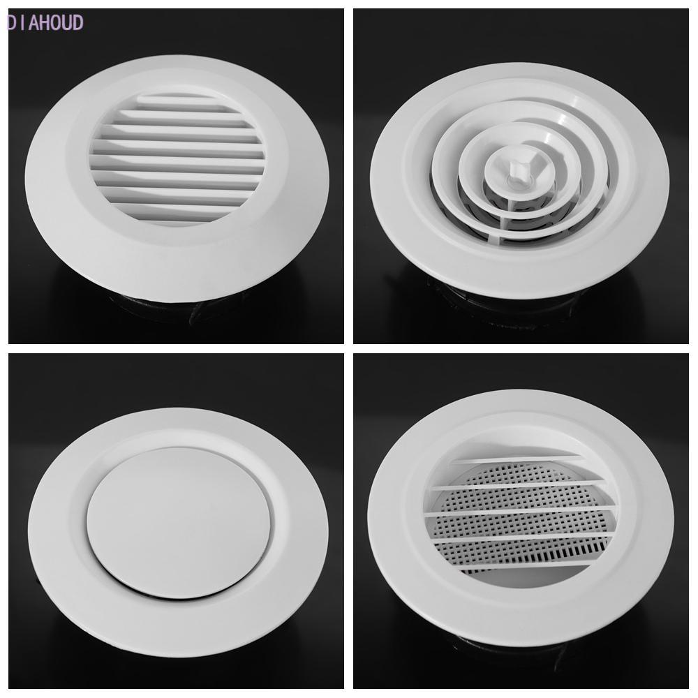 Van chiết xuất lỗ thông hơi tròn DIAHOUD 75-200mm Ống Louver Home
