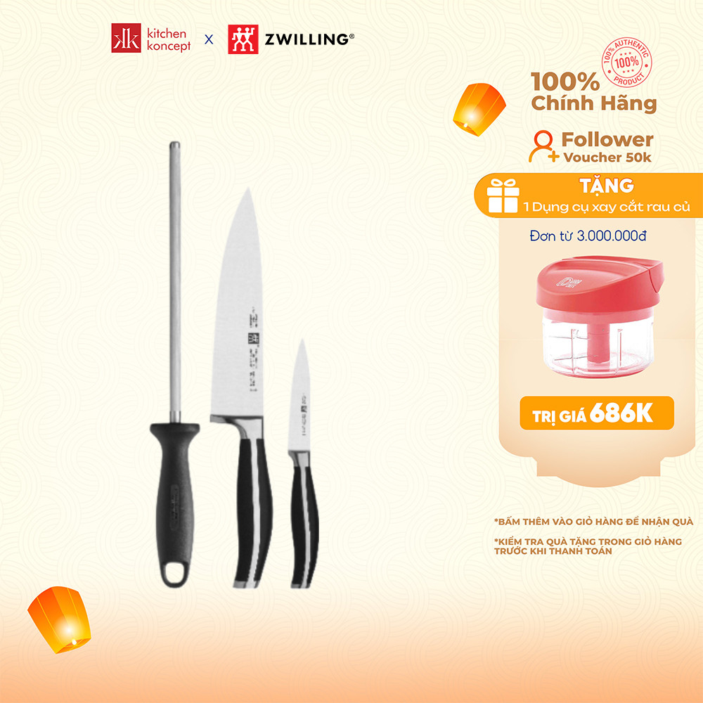 Bộ Dao 3 Món Zwilling Twin Cuisine