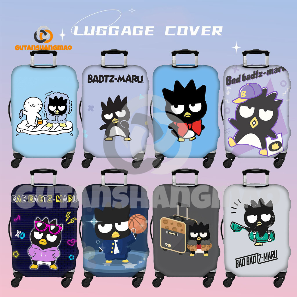 Kawaii Penguin Seal Luggage Cover Washable Suitcase Protector Anti-scratch Suitcase Cover Fits 18-32