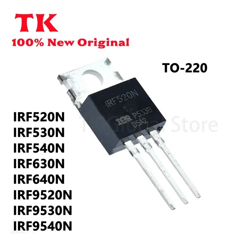 10 Chiếc IRF530N IRF540N IRF630N IRF640N IRF9520N IRF9530N IRF9540 IRF530 IRF540 IRF630 IRF640 IRF95