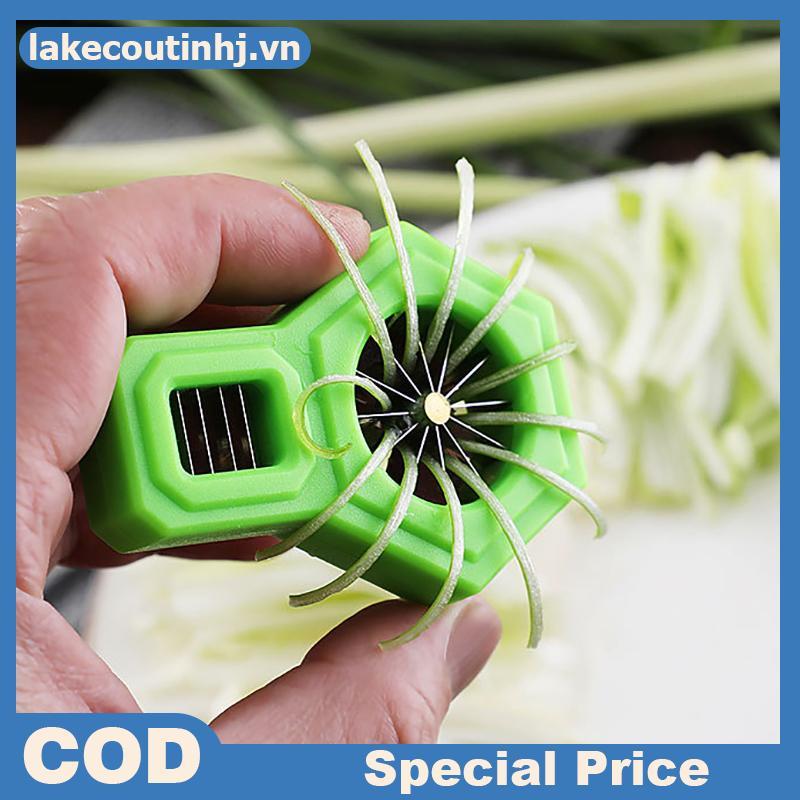Lu Green Onion Cutter Scallion Slicer Thép không gỉ Scallion Slicer Tiện ích nhà bếp cho chính xác S