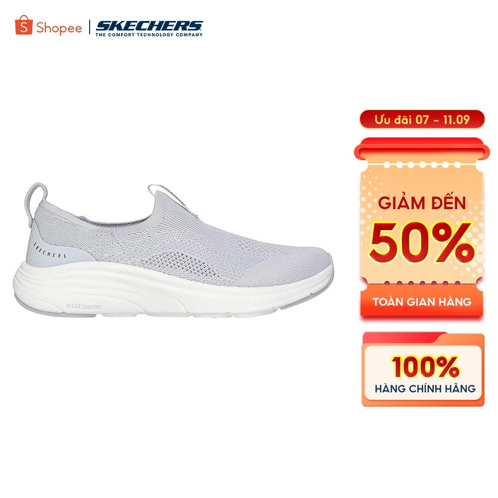 Giày Thể Thao Nữ Skechers Sport Active D'Lux Comfort 2.0 Encourage - 104471-GRY Air-Cooled Memory Fo