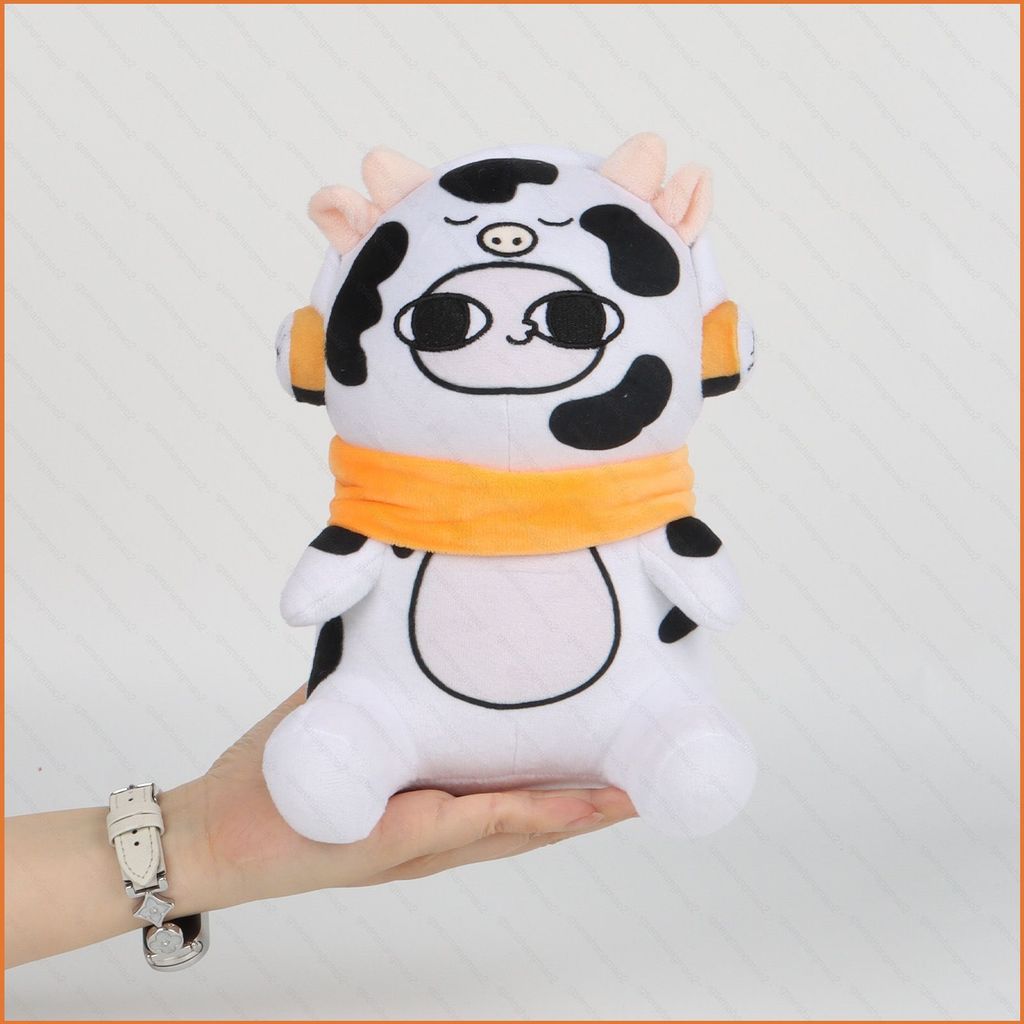 PS2 Ketnipz Plushie Lofi Girl Bò Bò Nhồi Bông Búp Bê Mềm Hoạt Hình Nhân Vật Đồ Chơi SP2