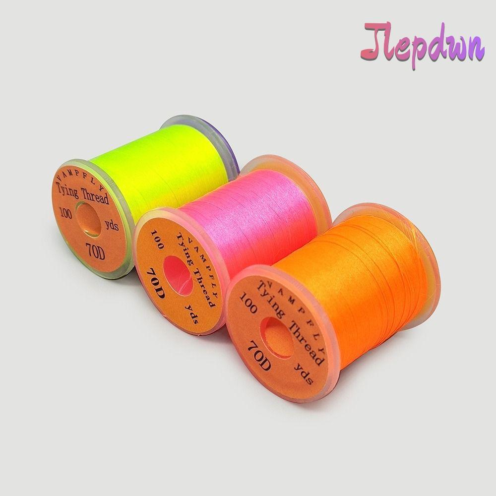 JEPDWN Fly Tying Thread Line, Thread Spool Salmon Fly Fishing Line, Super Strong Flies Premium Fishi