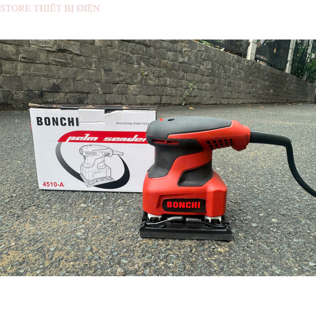 Máy chà nhám vuông 110X110mm 230w NỘI ĐỊA BONCHI BC-NHAM 230W store thiết bị điện