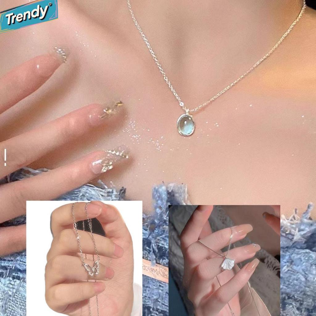 Tính Khí Hợp Thời Trang Đơn Giản Đa Năng Vòng Cổ Nữ Niche Thiết Kế Ánh Sáng Gió Lạnh Sang Trọng Cao Cấp Trang Sức Thời Trang
