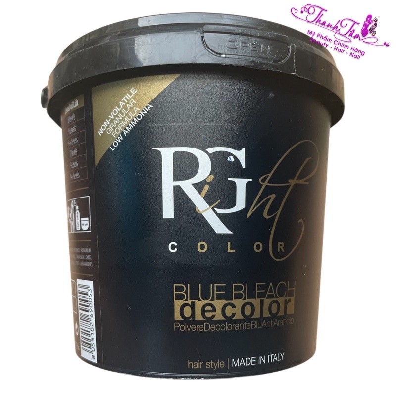 Bột tẩy màu tóc Right Color RG Blue Bleach Decolor 500gr - NN