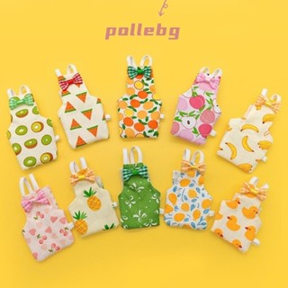 Tã vẹt POLLEBG, Bộ đồ bay vẹt nơ trái cây đầy màu sắc, thoáng khí có thể giặt được Giữ chim sạch sẽ Quần áo chim thú cưng mặc hàng ngày