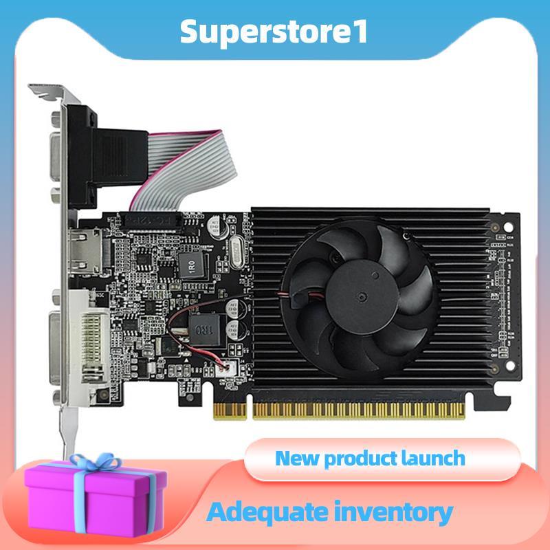 GT210 1GB DDR3 64Bit Card đồ họa PCIE 2.0 40nm GPU - Tương thích + DVI + VGA Card Video để bàn.super