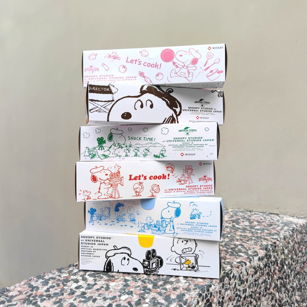 Xuất khẩu sang Nhật Bản Snoopy Moomin Original Double Zipper Túi kín có thể giữ đồ ăn nhẹ Quần áo tr