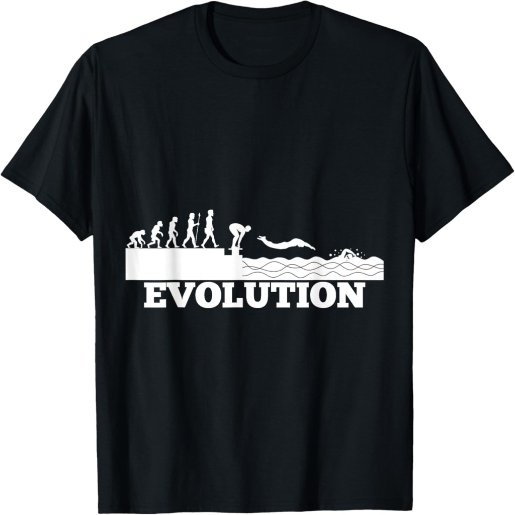 Áo thun Fun Evolution Swimming Pool Swim Sport Lover Gift T-Shirt