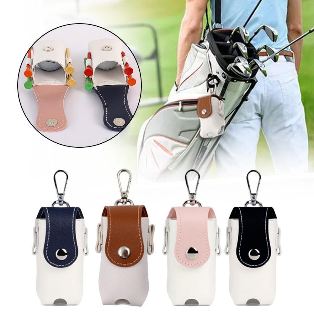 Túi Golf Mini Fanny Pack, Bộ Golf Di Động Cho Golfer, Phụ Kiện Golf Da Nhỏ O1