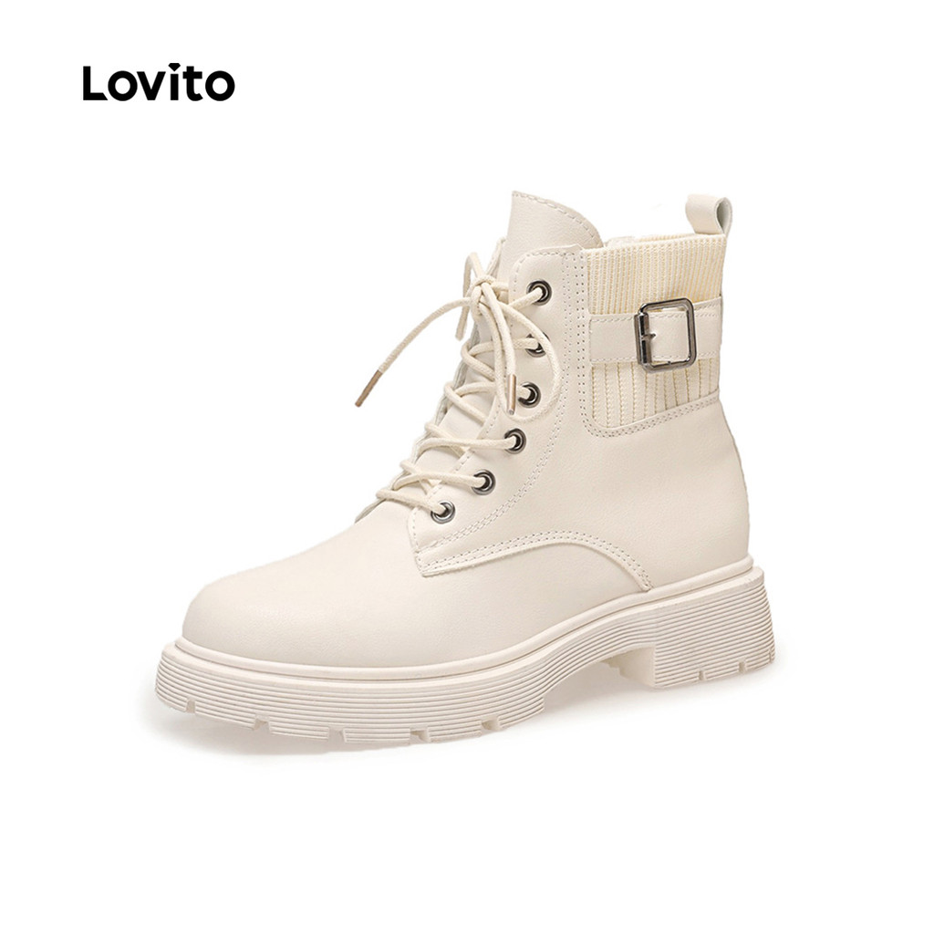 Lovito Boots Dệt Chất Sang Trọng Cho Phụ Nữ LFA100021 | BigBuy360 - bigbuy360.vn