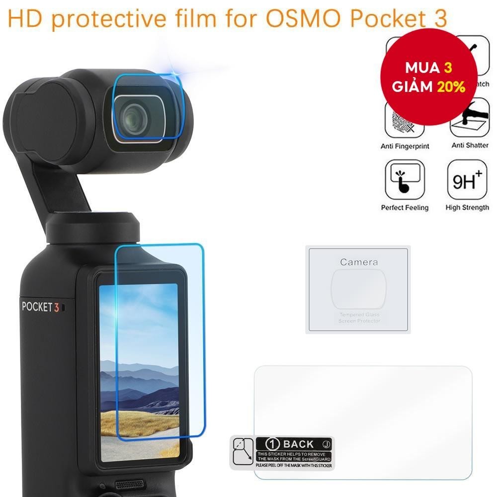[HÀ NỘI] Kính Cường Lực G lass Cho DJI osmo pocket 3