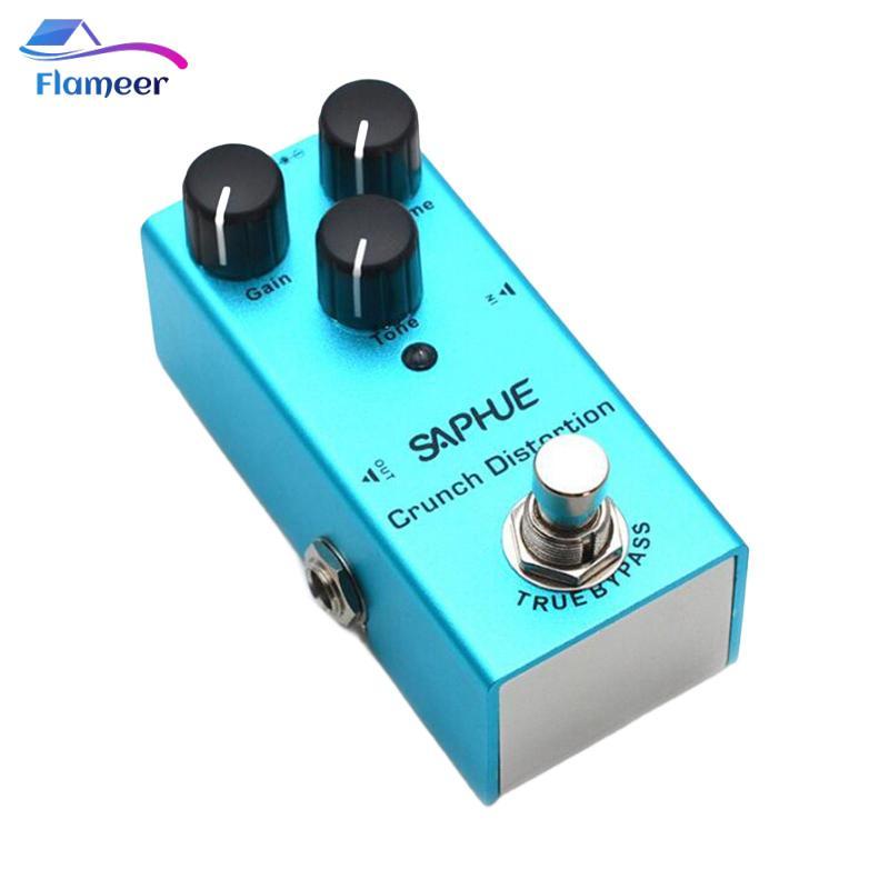 Bàn đạp đàn guitar Overdrive Phụ kiện đàn guitar điện di động Màu xanh đa năng