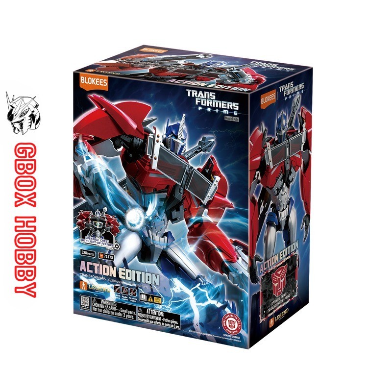 Mô hình Blokees Transformers Action Edition Optimus Prime 06 Transformers Prime Transformer 71175 Li