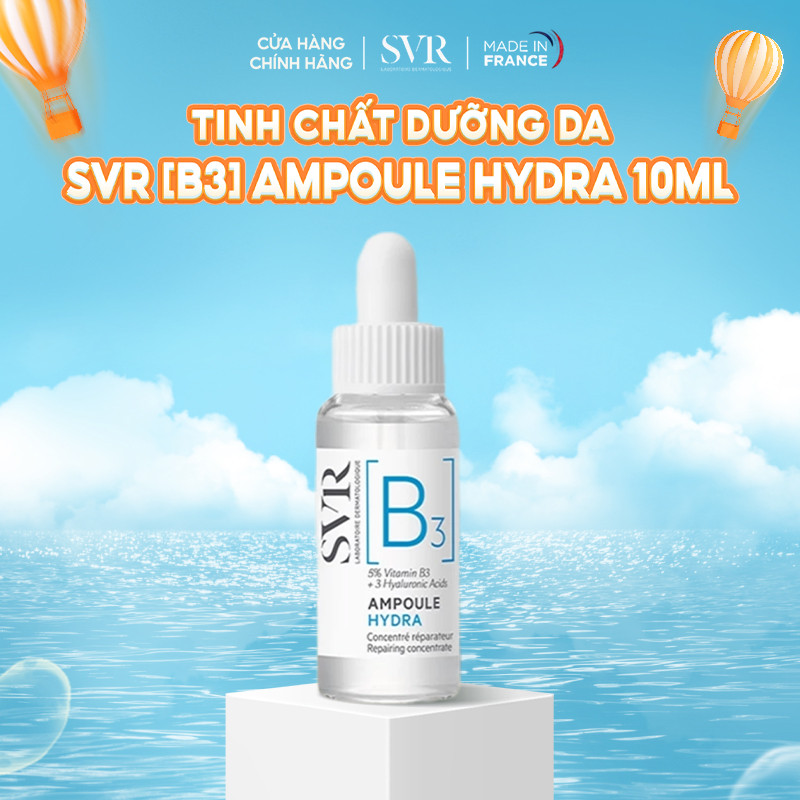 Tinh chất dưỡng da, ngăn ngừa nếp nhăn, dưỡng ẩm cho da SVR [B3] Ampoule Hydra 10ml