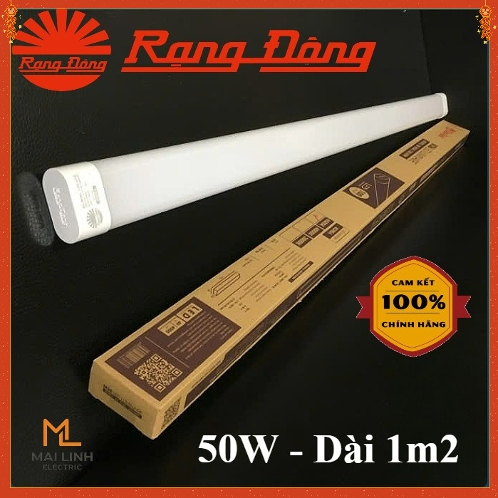 {Rạng Đông} Đèn Led bán nguyệt 50W M36 25W 50W -Dài 1m2 và 60cm - Ánh Sáng Trắng - Model: M36 120/50