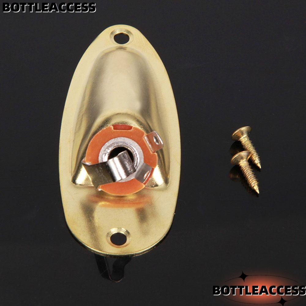 CHAIACCESS Guitar Đầu Vào Jack, Ổ Cắm Jack 6.35mm 1 / 4 "Đĩa Jack Guitar, Bộ Phận Thay Thế Thuyền Hì