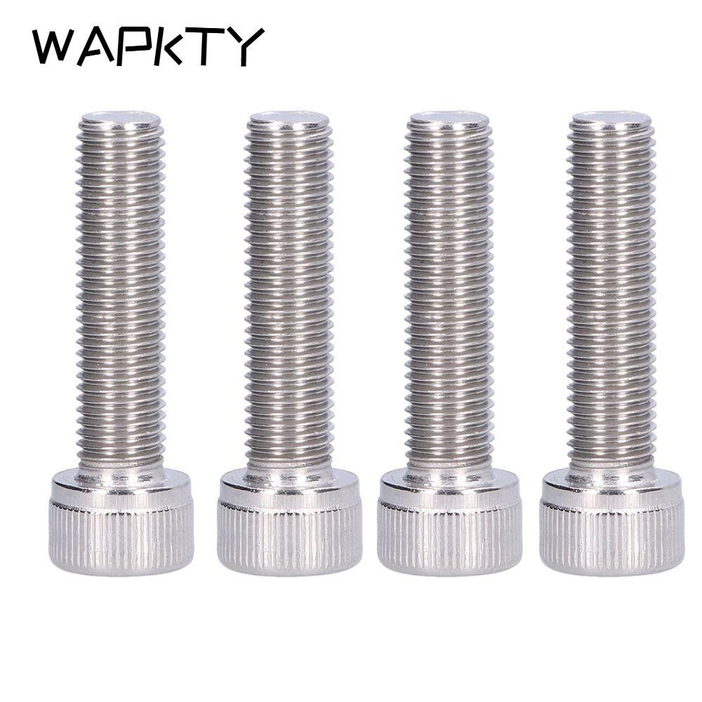 WAPKTY 4 Bu lông ổ cắm lục giác, M10 Kích thước ren 1,25mm Vít nắp đầu ổ cắm mịn, Ổ cắm lục giác bằn