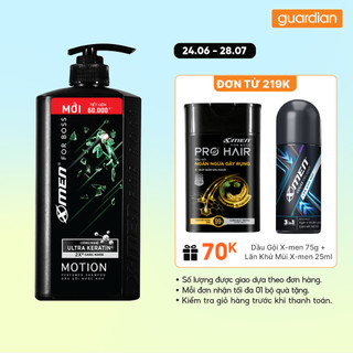 Dầu Gội Hương Nước Hoa X-Men For Boss Perfumed Shampoo Motion Hương Năng Động Tươi Mát 650gr