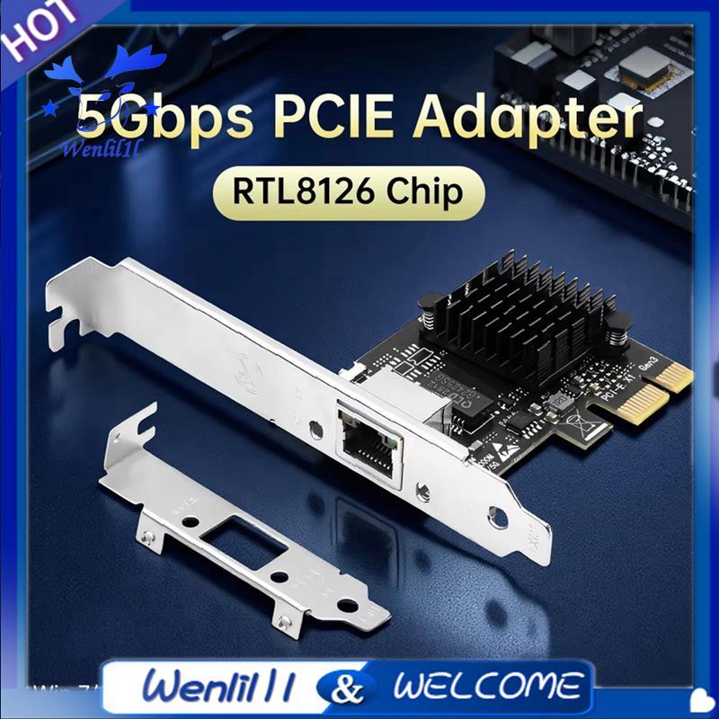 Card mạng Gigabit RTL8126 Ethernet PCIE Wlan Adapter RTL8126 100Mbps / 1G / 2.5G / 5G Gigabit Ethern