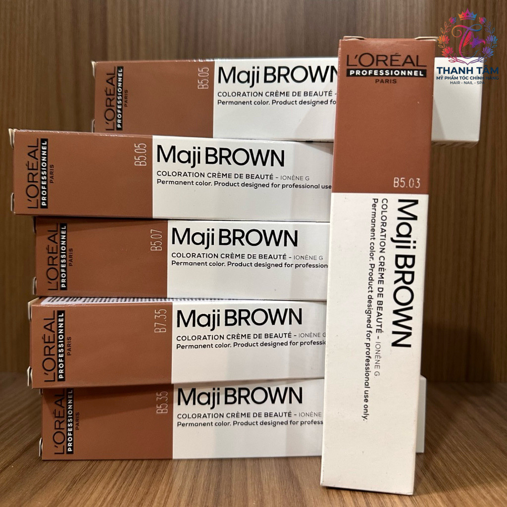 Màu nhuộm phủ bạc cao cấp LOREAL Maji Fashion Majibrown 50ml .TT