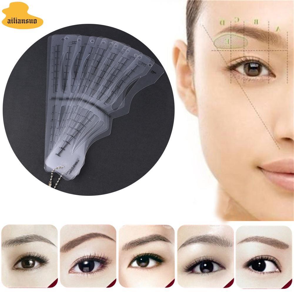 AILIANSUO 12 Cái Mẫu Lông Mày DIY Beauty Eye Grooming