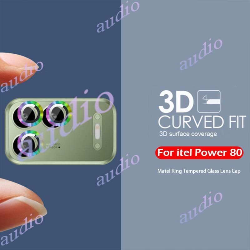 Itel Power 80 4G Kim Loại Bảo Vệ Ống Kính Máy Ảnh Kính Cường Lực Cho Itel POWER 80 Power80 4G Siêu M