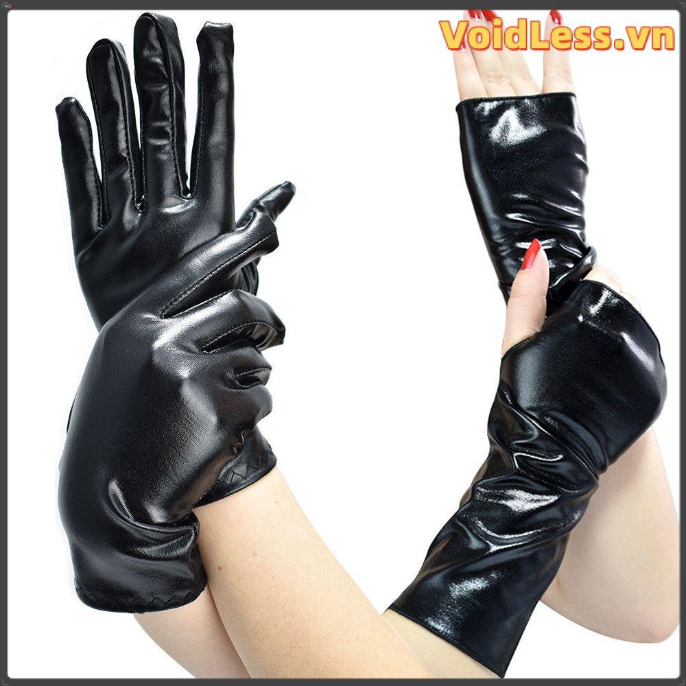 Găng tay da VOIDLESS Gothic Hip-Hop Dance Gothic Punk Dress Up