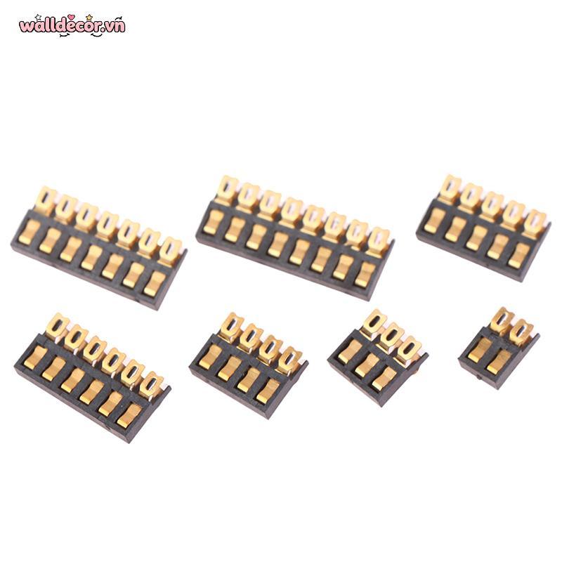 Wa SMT Spring Pin Connector 2.0 MM Pitch 2 3 4 5 6 7 8 Pin Nam Contact Power Charge Connector Contac