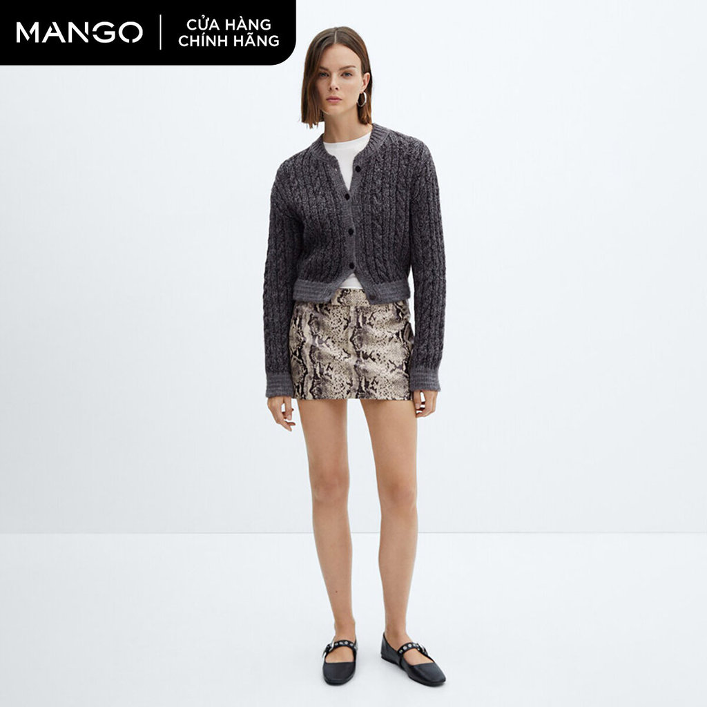 MANGO - Chân Váy Nữ Kourtney - 67090458-01
