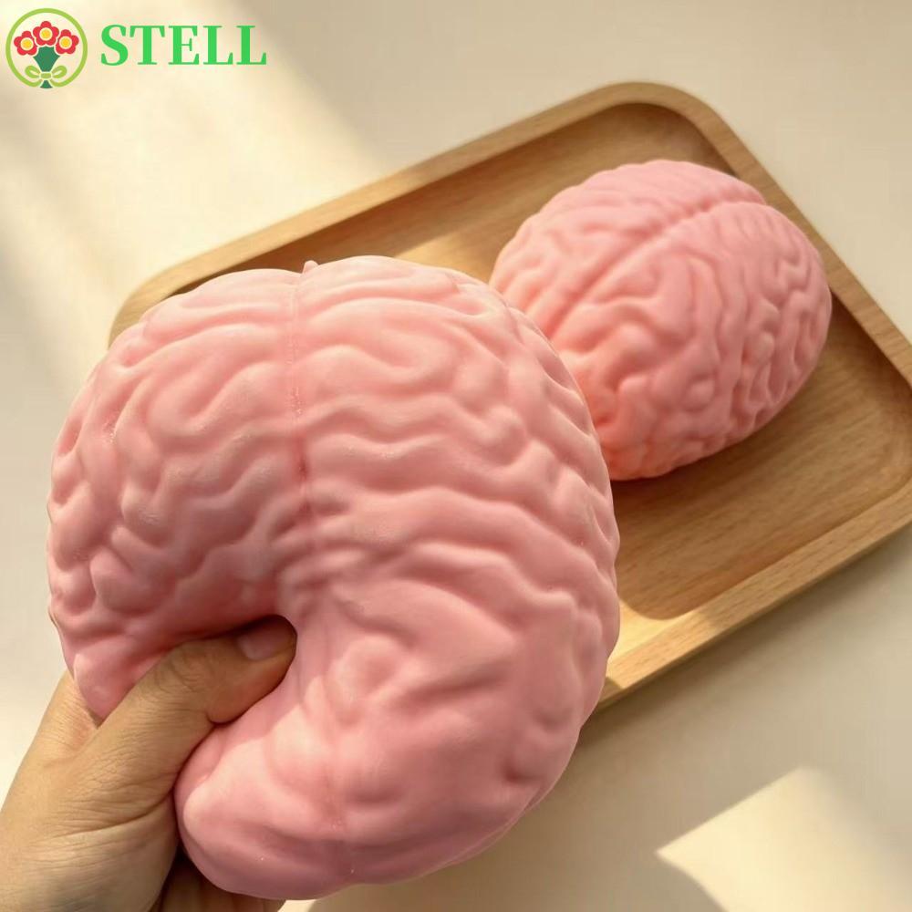 Đồ chơi Squishy não STELL, Đồ chơi thần tài tăng chậm mô phỏng, Mô hình trí não lớn có thể đúc TPR s