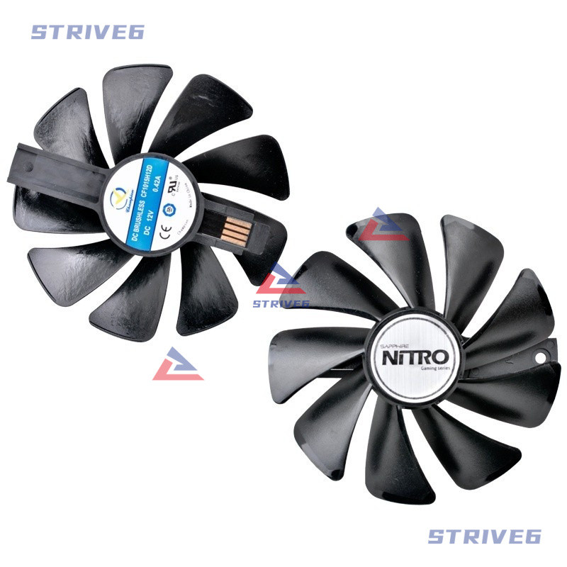 CF1015H12D FD10015M12D RX AZHANGJI 590 580 480 470 570 Bộ làm mát GPU cho Sapphire RX470 RX590 RX580