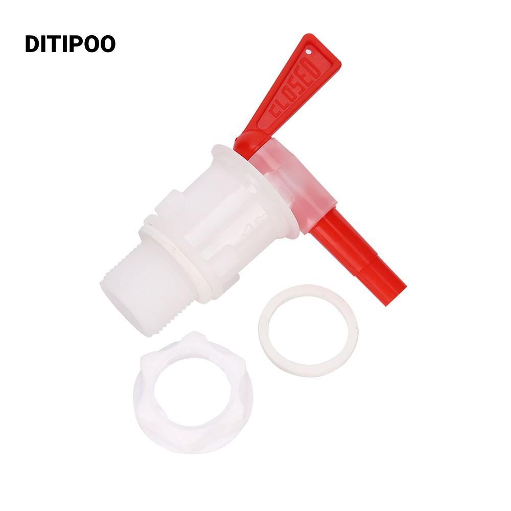 DITIPOO Đóng Chai Spigot, Vòi Bia Đỏ Bằng Nhựa, Phụ Kiện Vòi Bia Nhựa Lên Men Bia