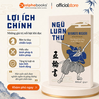 Sách - Ngũ Luân Thư - Binh pháp kinh điển của người Nhật - Miyamoto Musashi (Omega Plus)