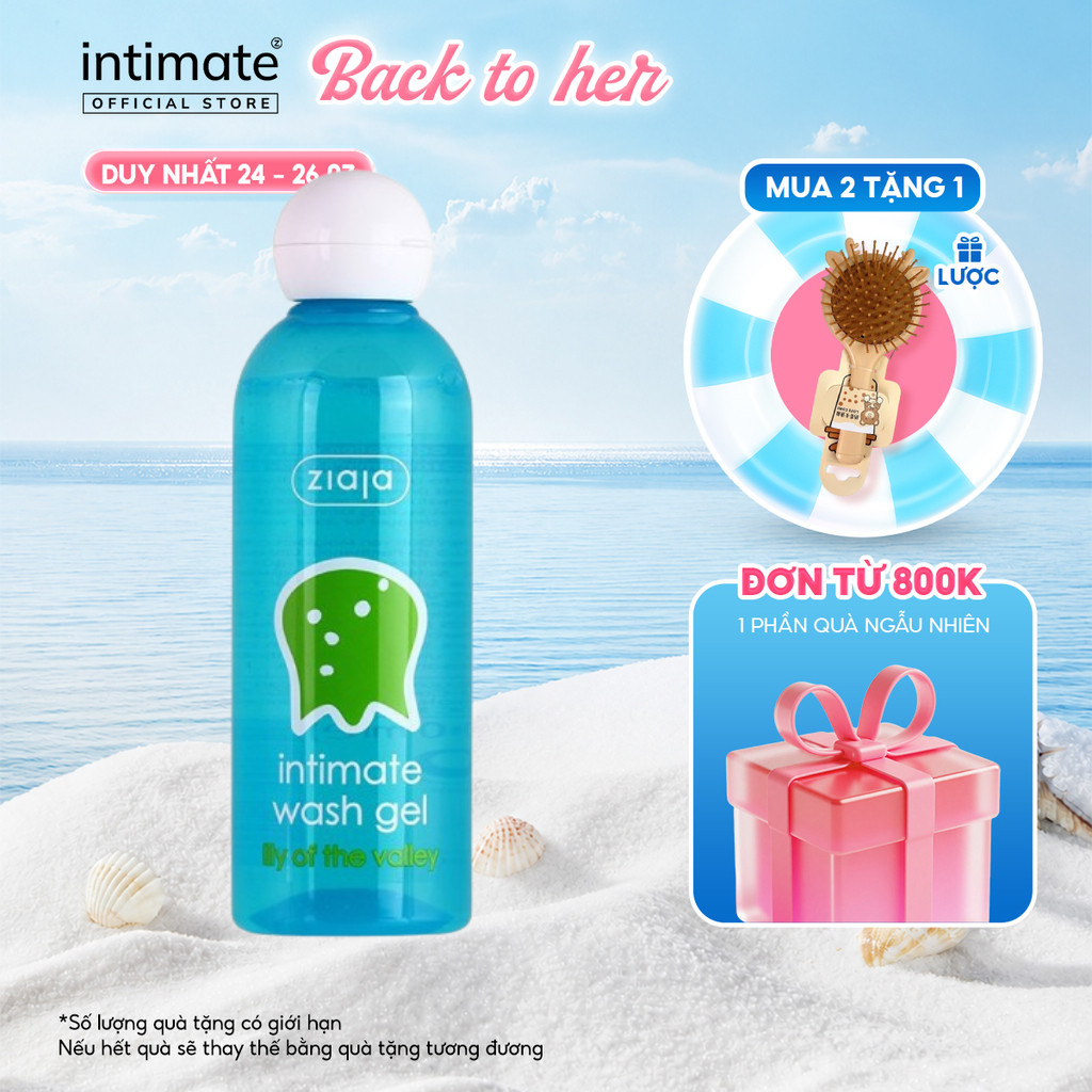 Dung Dịch Vệ Sinh Phụ Nữ Intimate Hoa Lan Chuông ZIAJA Mùi Thơm Dịu Nhẹ Giúp Làm Sạch, Khử Mùi Hôi 2