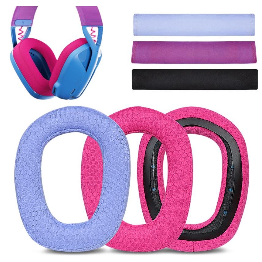 （Kho hàng tại chỗ）Logitech G435 Vải thay thế Earpads Đệm tai cho Tai nghe chơi game không dây Logite