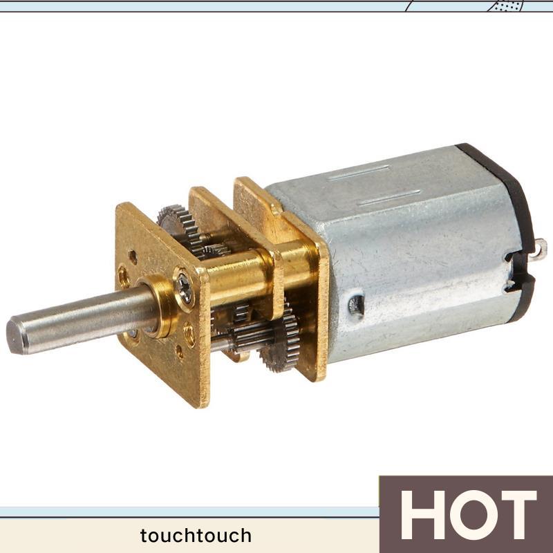JA12-N20 Model DC 12V 100RPM Mô-men xoắn mini Motor Bạc + Vàng touchtouch.vn