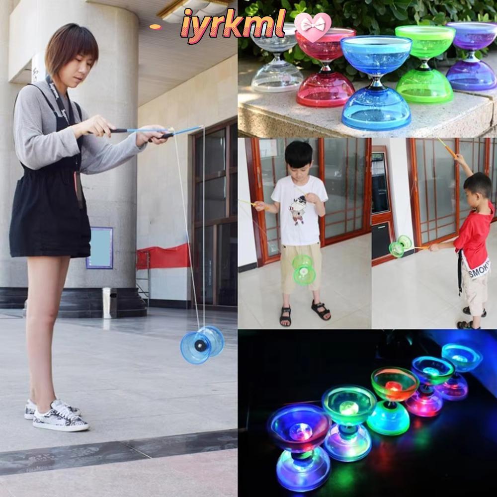 IYRKML Diabolo Trung Quốc, Làm Dày Mềm Mại Trung Quốc Yo-yo, Thiết Bị Huấn Luyện Cảm Giác Hình Bát P