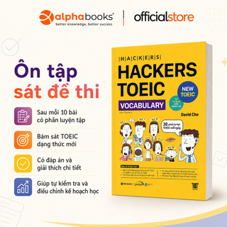 Sách - Hackers TOEIC Vocabulary - Tự học Toeic mỗi ngày (Gamma Books)