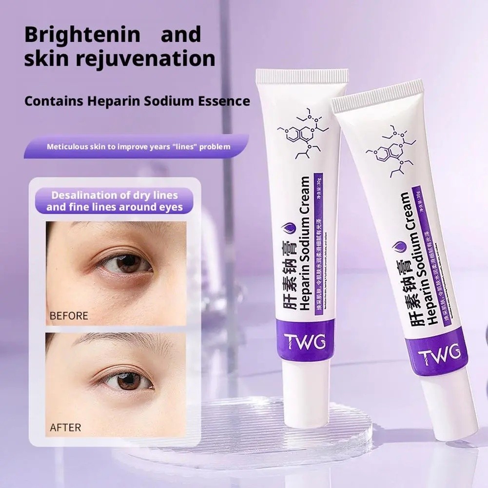 30g Kem dưỡng ẩm Natri không nhờn Chăm sóc da Công thức nhẹ nhàng Kem natri Heparin Hấp thụ nhanh Th