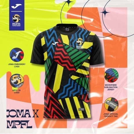 JOMA MPFL 2026 MALAYA Jersey Futsal Áo thun khô nhanh cho người hâm mộ