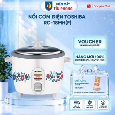Nồi cơm điện Toshiba RC-18MH(F) - 1.8 Lít - Nắp rời - Lòng nồi hợp kim chống dính - Hàng chính hãng