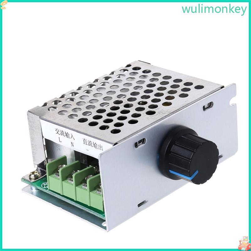 WU AC Đầu vào 220V cho đầu ra DC 10-210V PWM 220V cho Bộ điều khiển tốc độ động cơ bàn chải DC