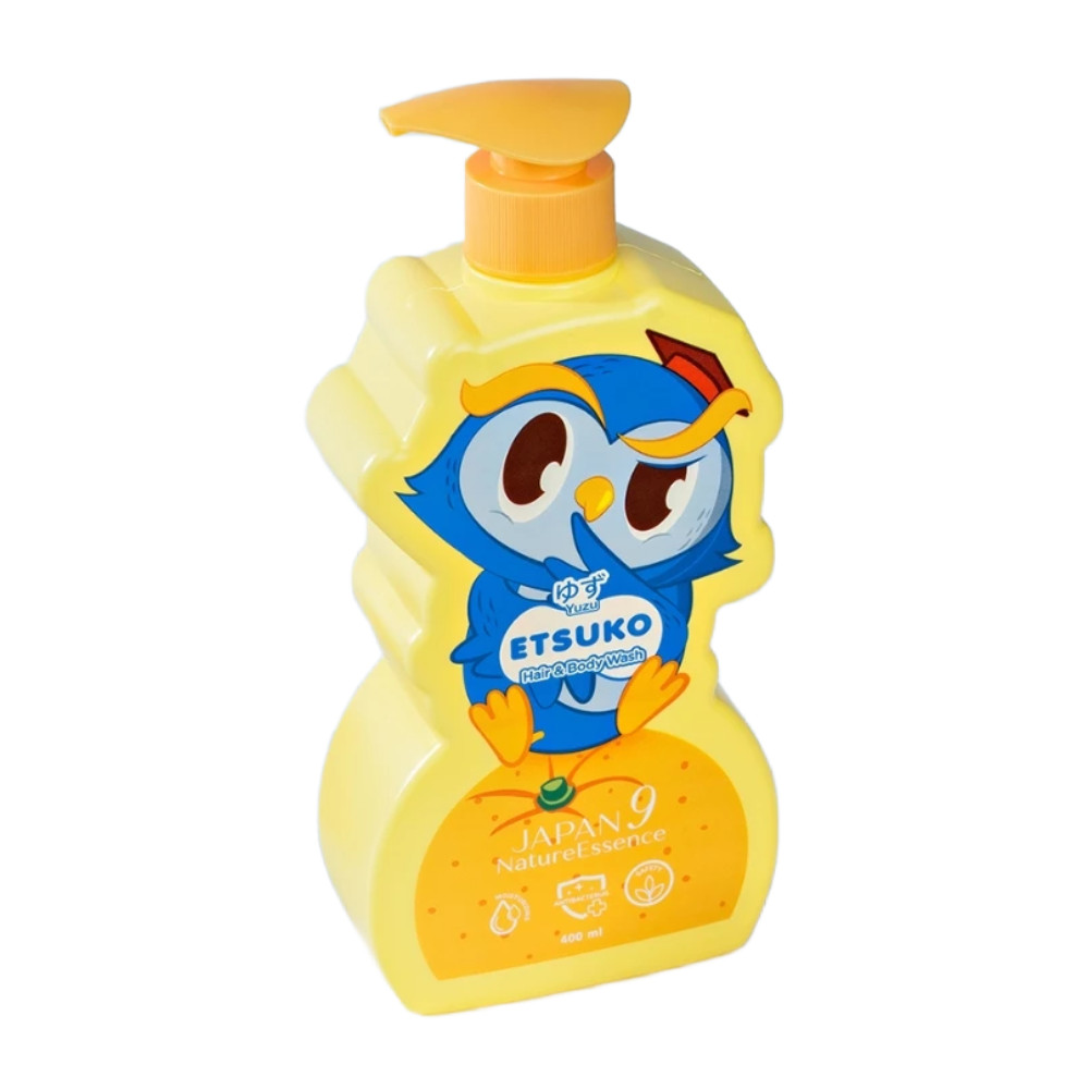 Tắm gội cho bé Etsuko hương quýt chai 400ml - 01404